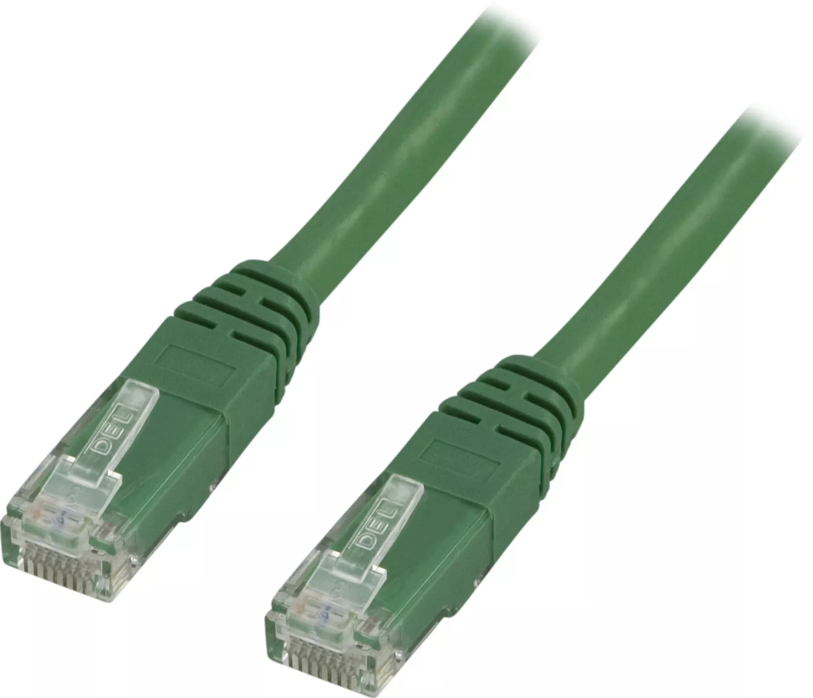 deltaco U/UTP Cat6 patch cable 2m 250MHz Delta certified green