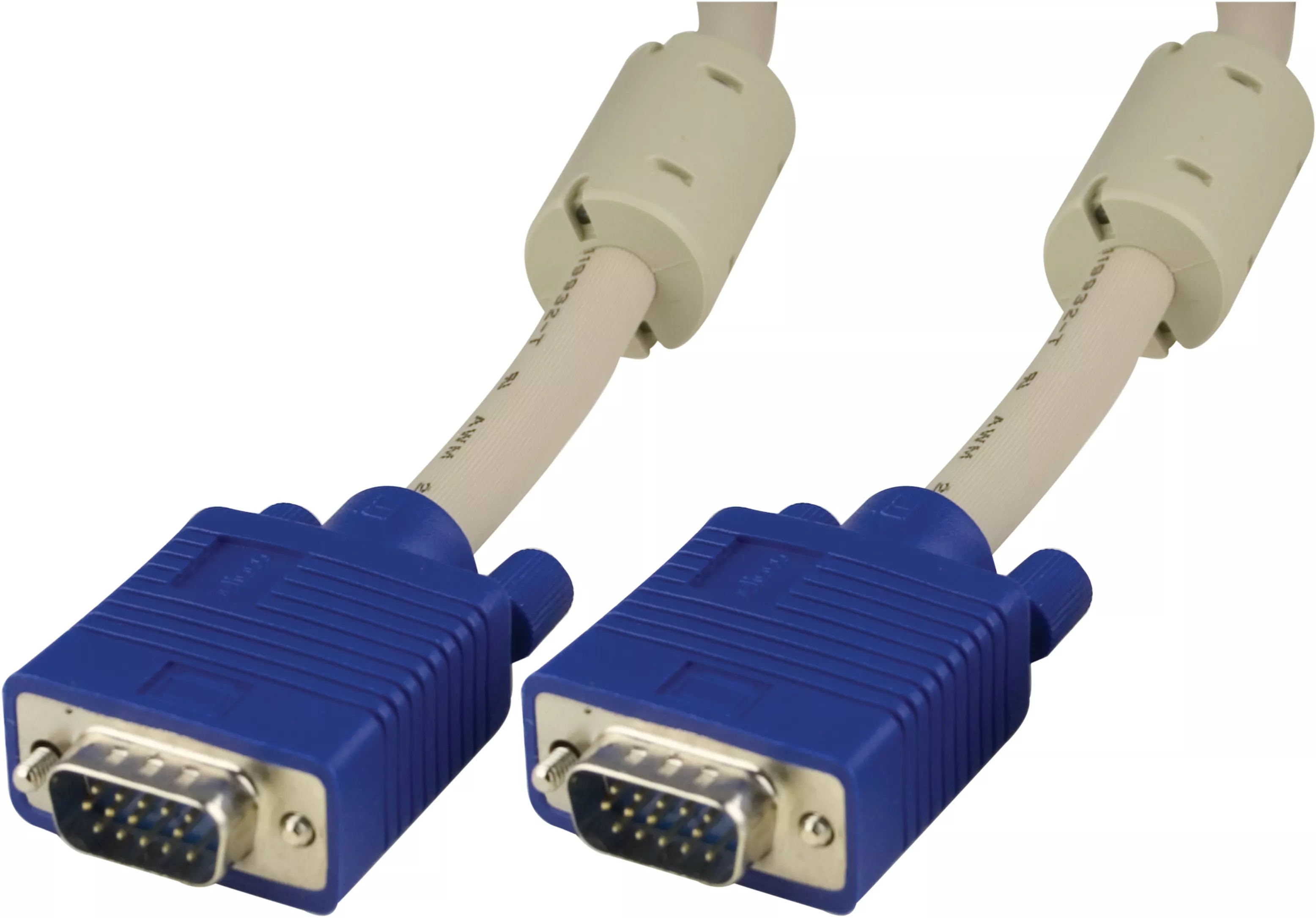 deltaco Monitor cable RGB HD15ma-ma 15m, without pin 9