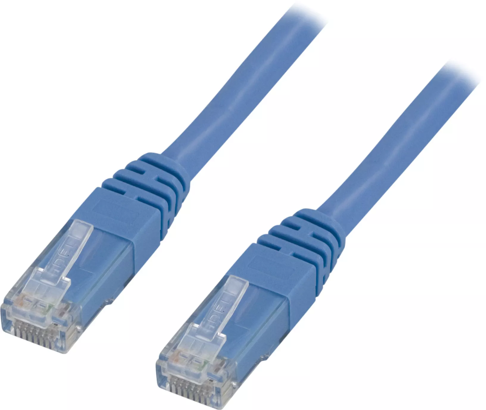 deltaco U/UTP Cat6 patch cable 5m 250MHz blue