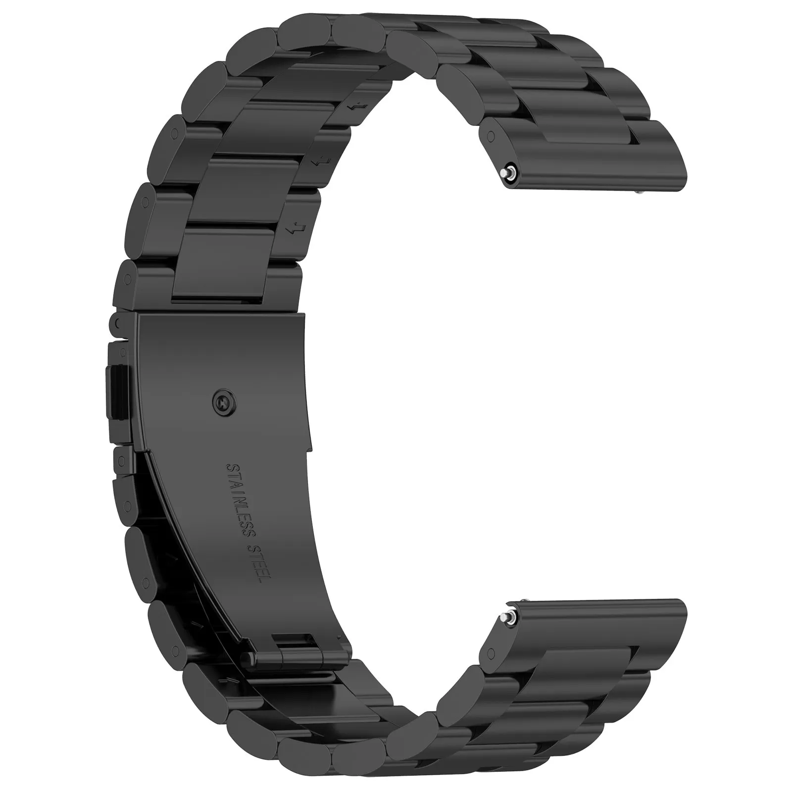 INF Klockarmband i Rostfritt Stål för Huami Amazfit BIP 5 - 22 mm