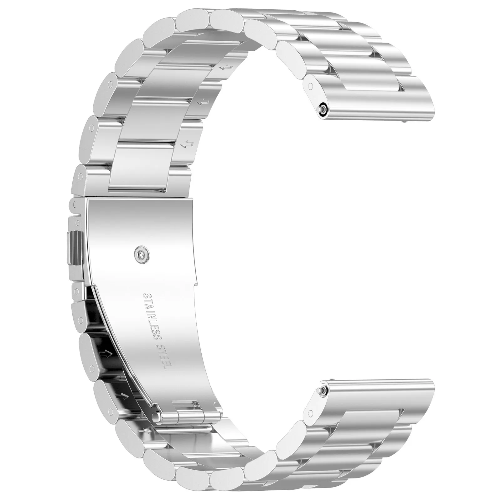 INF Klockarmband i Rostfritt stål för Huami, Garmin, Vivomove och Huawei