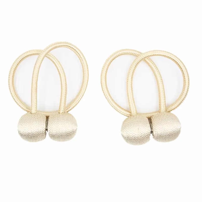 INF Magnetiskt gardinomtag Guld 2-pack