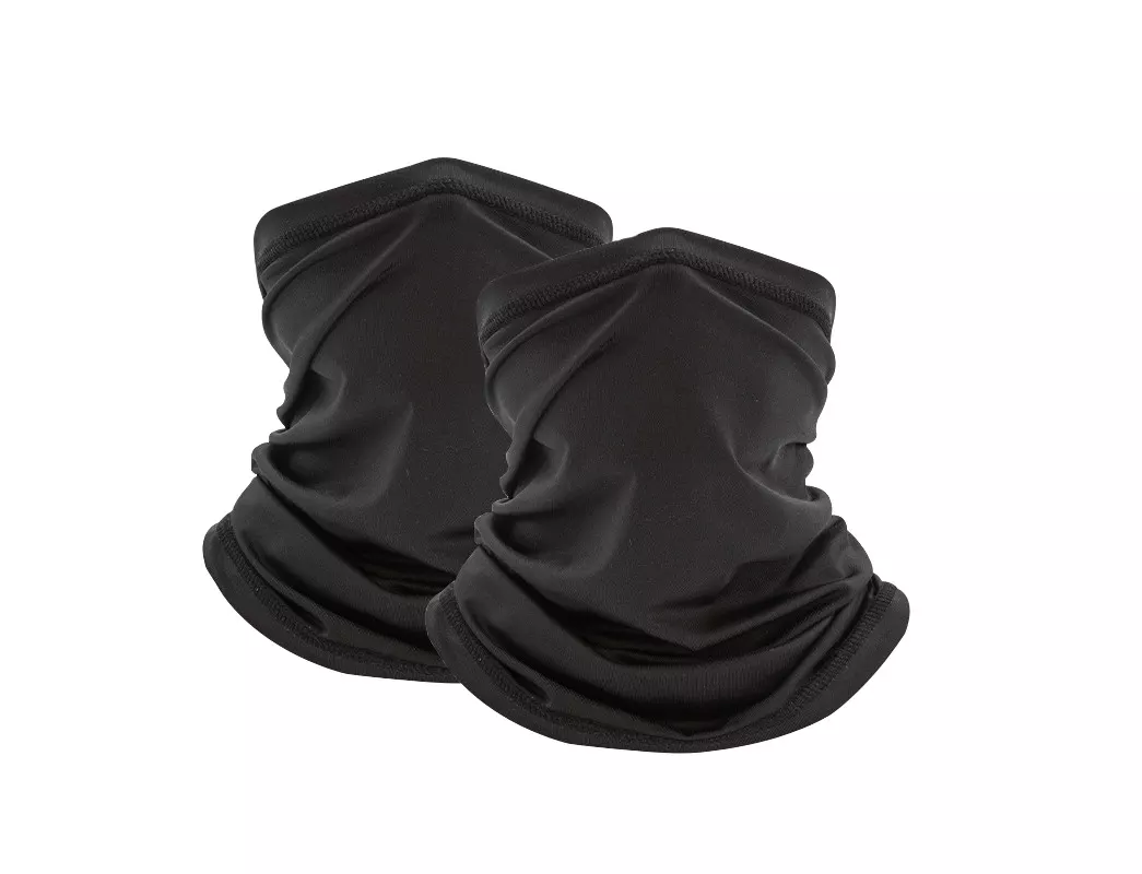 INF Skidmask / halsvärmare Svart 2-pack